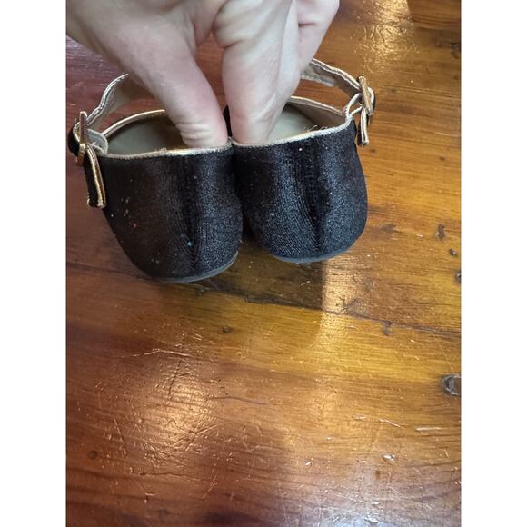 J. Crew Girls' velvet-strap flats Girls Size 10 - Picture 3 of 11